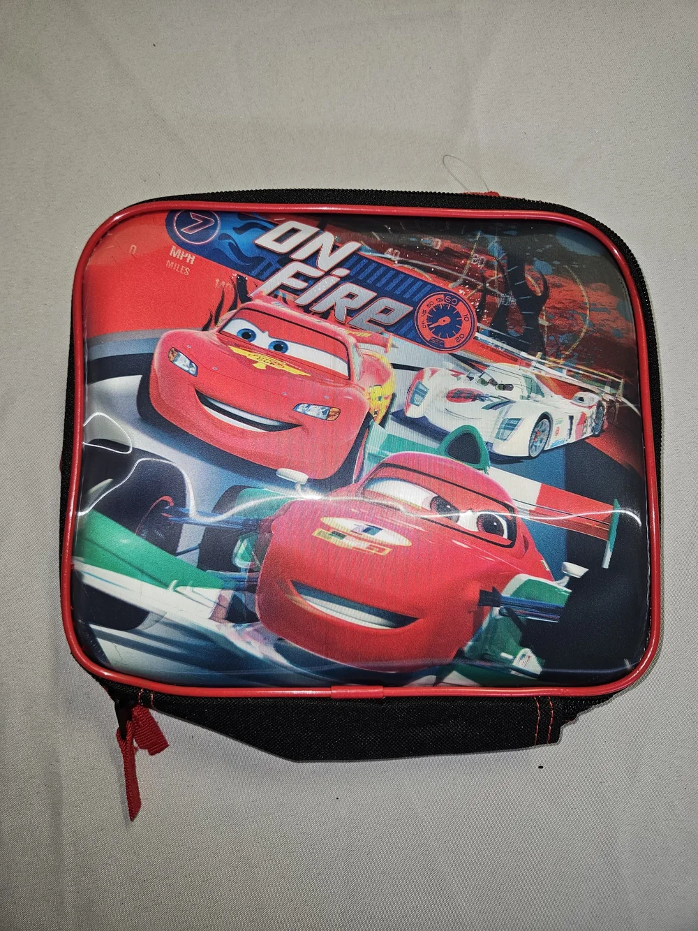 Disney Cars World Grand Prix Backpack & Lunchbox Lightning McQueen